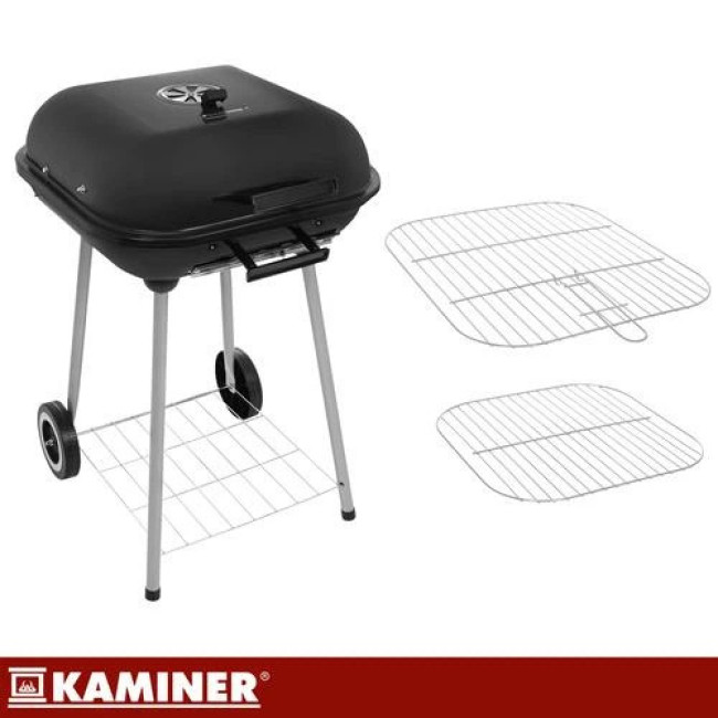 Садовий гриль з кришкою Kaminer 27321/n