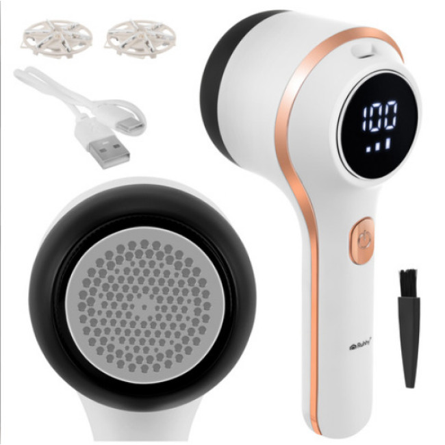 Бездротова машинка для видалення катишків Ruhhy 27131 (USB-C, 6 лез, ЖК-дисплей)