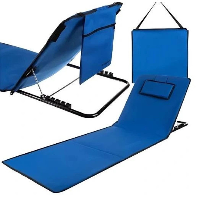 Пляжный коврик со спинкой + подушка Trizand 23617