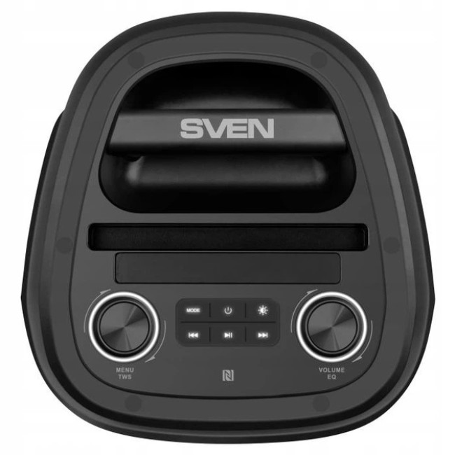 Акустическая система SVEN PS-850 Black (100Вт, TWS, bluetooth, NFC, подсветка, караоке,FM ) + микрофон