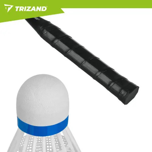 Набор для бадминтона Trizand 27680 9 в 1 - 2 ракетки, 6 воланов, чехол для игры на природе