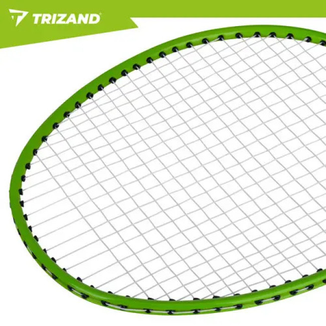 Набор для бадминтона Trizand 27680 9 в 1 - 2 ракетки, 6 воланов, чехол для игры на природе