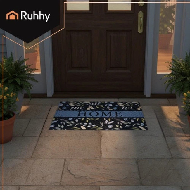 Килимок придверний для взуття Ruhhy Home 26550 75?45 см чорний, вологопоглинаючий