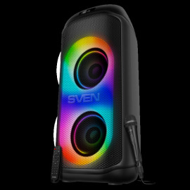 Акустическая система SVEN PS-1050 Black (200Вт, TWS, bluetooth, подсветка, караоке, FM)