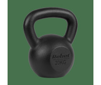 Чавунна гиря Rebel Active 20 кг RBA-2323-20 з ергономічною ручкою і плоским дном