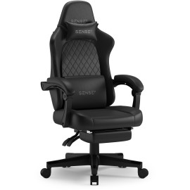 Крісло SENSE7 DEVON PU чорне