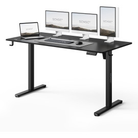 Геймерський стіл SENSE7 Nojo LIGHT 140 см x 70 см ( Black )