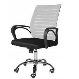 Офісне Крісло LUGANO ARNO white-black Стиль та комфорт