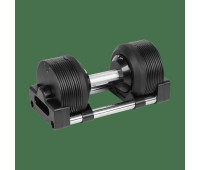 Регульовані чавунні гантелі Rebel RBA-2331-24 ACTIVE 3-24 кг, крок 1 кг