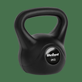 Гіря бітумінозна Rebel RBA-2311 ACTIVE 2 кг для ефективних силових тренувань
