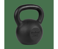 Чавунна гиря Rebel ACTIVE 28 кг RBA-2323-28 з ергономічною ручкою та плоским дном