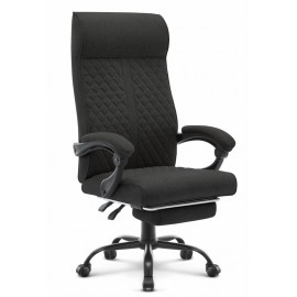 Офісне крісло Hell's Chair HC-1030 Black, чорна тканина