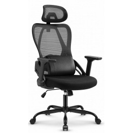 Офісне крісло CABRO C507 чорна тканина