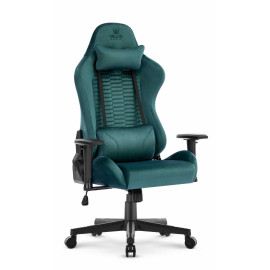 Геймерське крісло Hell's Chair HC-2000 Green тканина