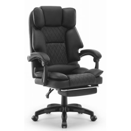Офісне крісло Hell's Chair HC-1031, Black екошкіра