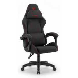 Геймерське крісло Hell's Chair HC-1014 Black Red тканина