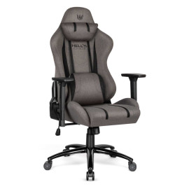 Геймерське крісло Hell's Chair HC-1013 Grey Black тканина