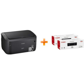 Принтер Лазерний Canon i-SENSYS LBP6030B (8468B042AA) + 2 Картриджа в Комплекті - Якісний Друк без Перерв