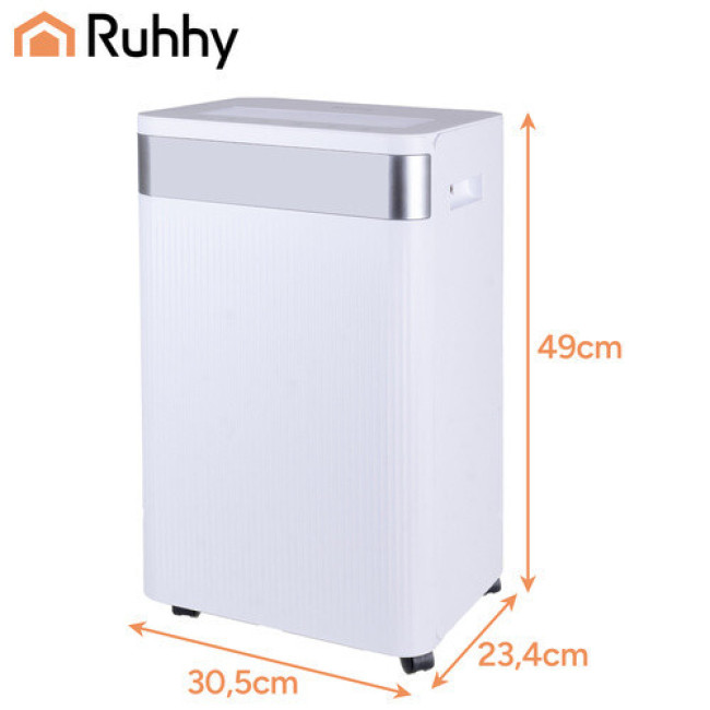 Осушитель воздуха Ruhhy 26801 мощный тихий режим Wi-Fi Бак 4,3 л