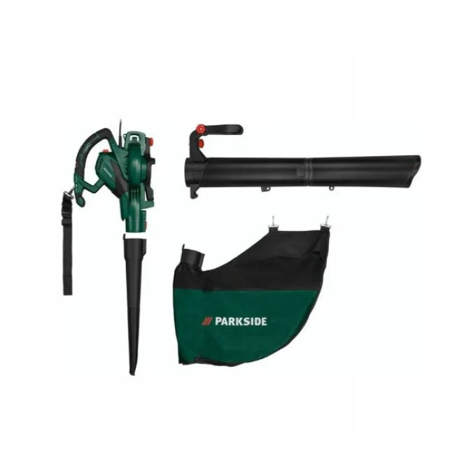 Электрический воздуходув-пылесос для листьев Parkside PELSB 3000 B2