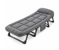 Раскладная кровать-раскладушка DIEGO Camp Ergo 190?65см до 200кг, серая