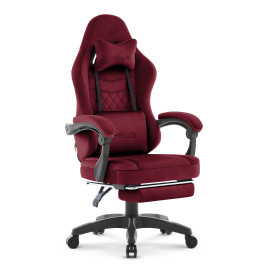 Геймерське крісло Hell's Chair HC-1015 Burgundy велюр