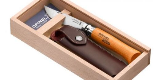 Ніж Opinel Карбонова сталь №8 VRN з чохлом в пеналі (000815), Франція