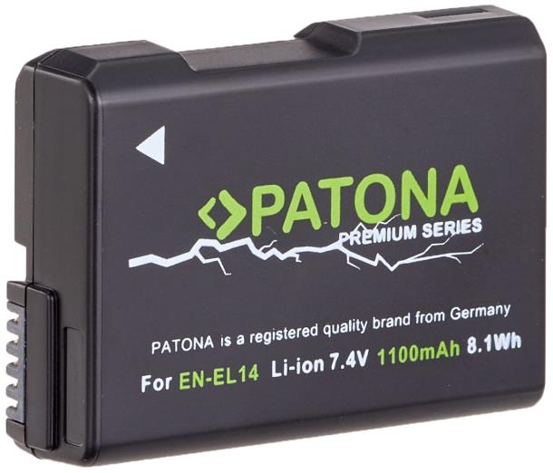 Акумулятор Nikon EN-EL14 Chip (D3100, D3200, D5100) PATONA (DV00DV1290)