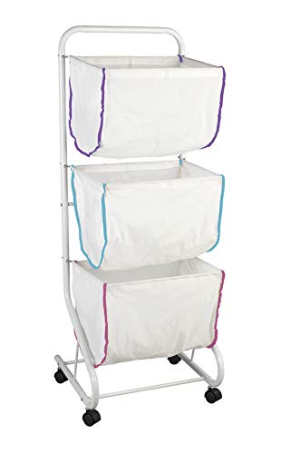 Корзина для білизни WENKO 62080100, 44 х 46 х 126 см, білий