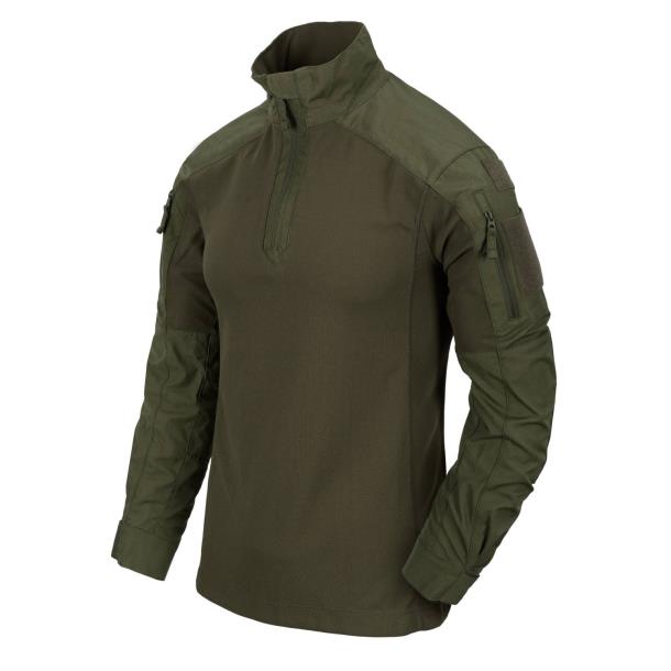 Боевая рубашка убокс Helikon-Tex MCDU Combat Shirt NyCo RipStop Olive Green (BL-MCD-NR-02)