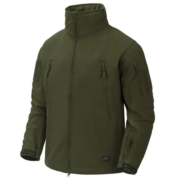 Куртка HELIKON-TEX Gunfighter Jacket Shark Skin Windblocker Оливковий Зелений (KU-GUN-FM-02)