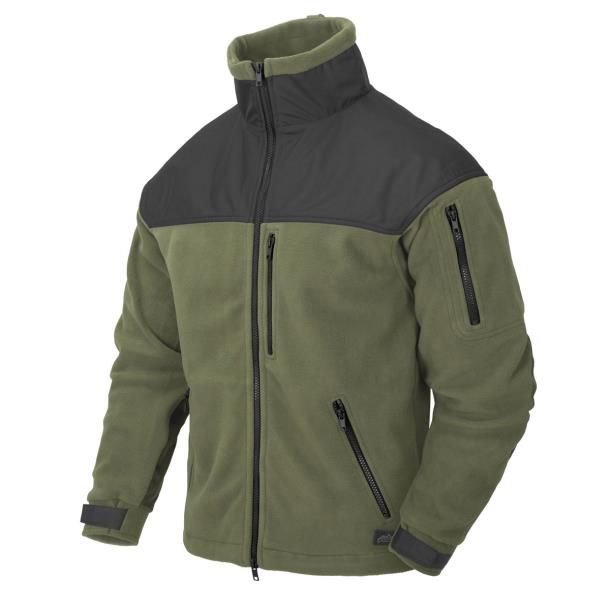Кофта флісова HELIKON-TEX Classic Army Fleece Jacket Fleece Olive Black