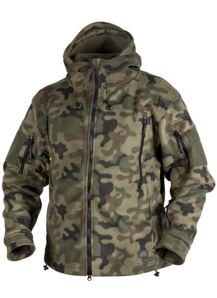 Кофта флісова HELIKON-TEX PATRIOT з капюшоном Woodland (BL-PAT-HF-04)