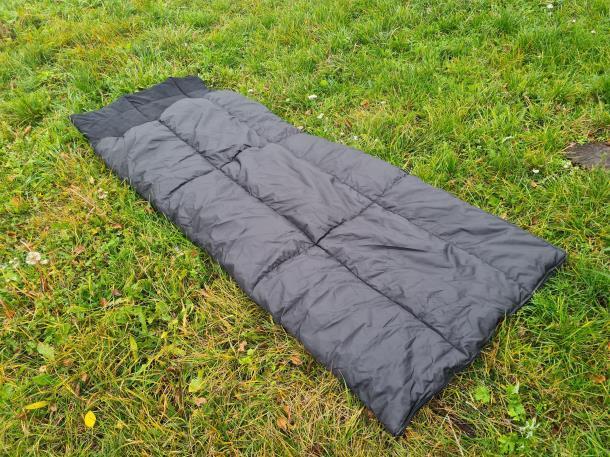 Спальний мішок ковдра фліс СПЕЦСТИЛЬ 220 х 88 х 50 Чорний