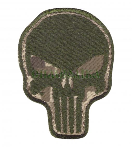 Шеврон PATCH ПАТРІОТ Череп-punisher NDU велкро