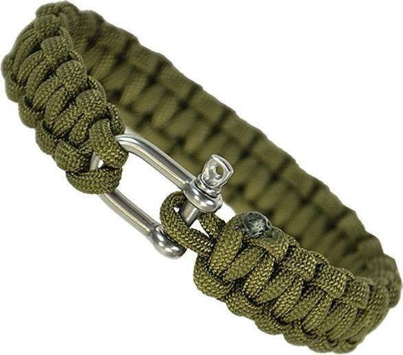 Браслет MIL-TEC из паракорда с дужкой 15 мм Olive (16370301)