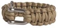 Браслет MIL-TEC із паракорду з дужкою 15 мм Койот (16370305)