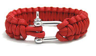 Браслет MIL-TEC из паракорда с дужкой 15 мм Red (16370310)