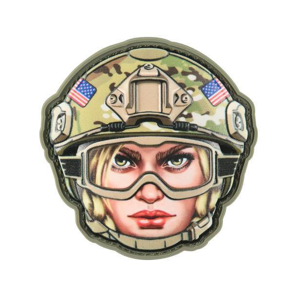 Шеврон PATCH M-TAC Emoji USA girl №3 3D