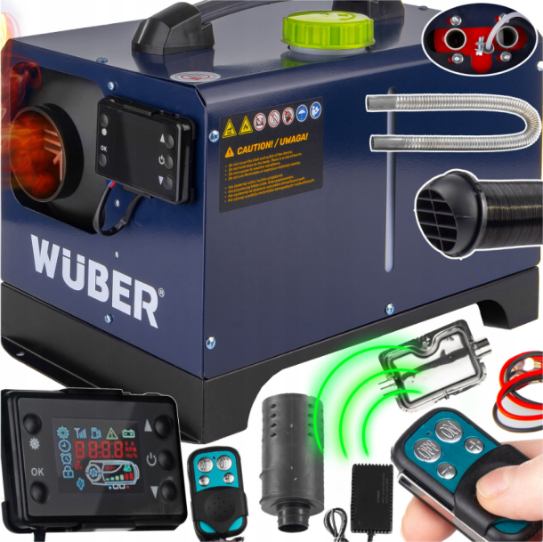 Автономний дизельний обігрівач Wuber 8кВт (Польща)
