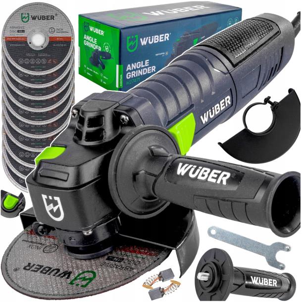Болгарка (углова шліфмашина) Wuber 1500W 125мм
