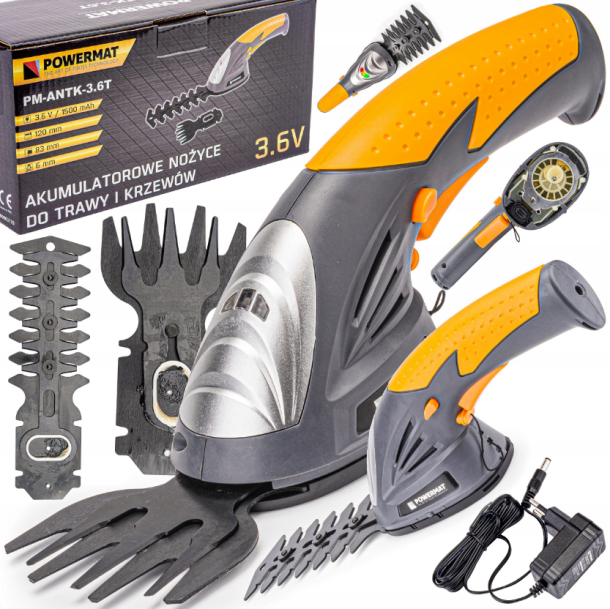 Акумуляторні ножиці для трав Powermat 12см 3.6V (Польща)