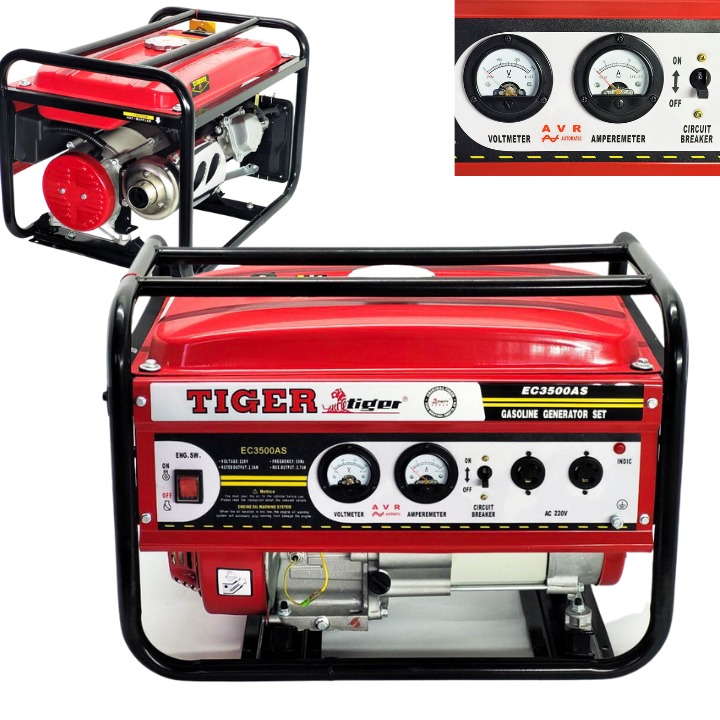 Генератор бензиновий Ticer EC3500AS 2.5/2.8 кВт AVR