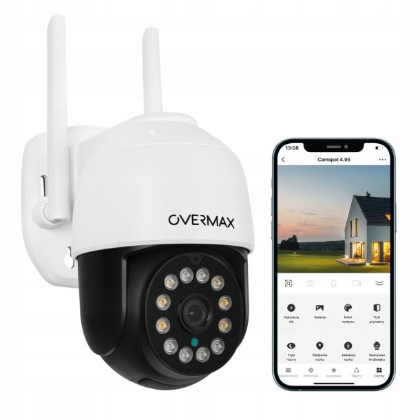 Вулична поворотна IP-камера Overmax Camspot 4.95 WiFi 2.5K Біла