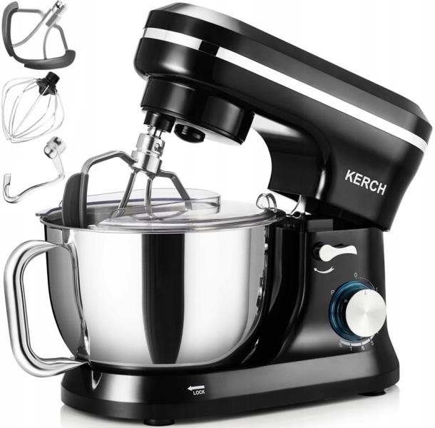 Тістомес міксер планетарний KERCH FERRO Black 1700 Вт