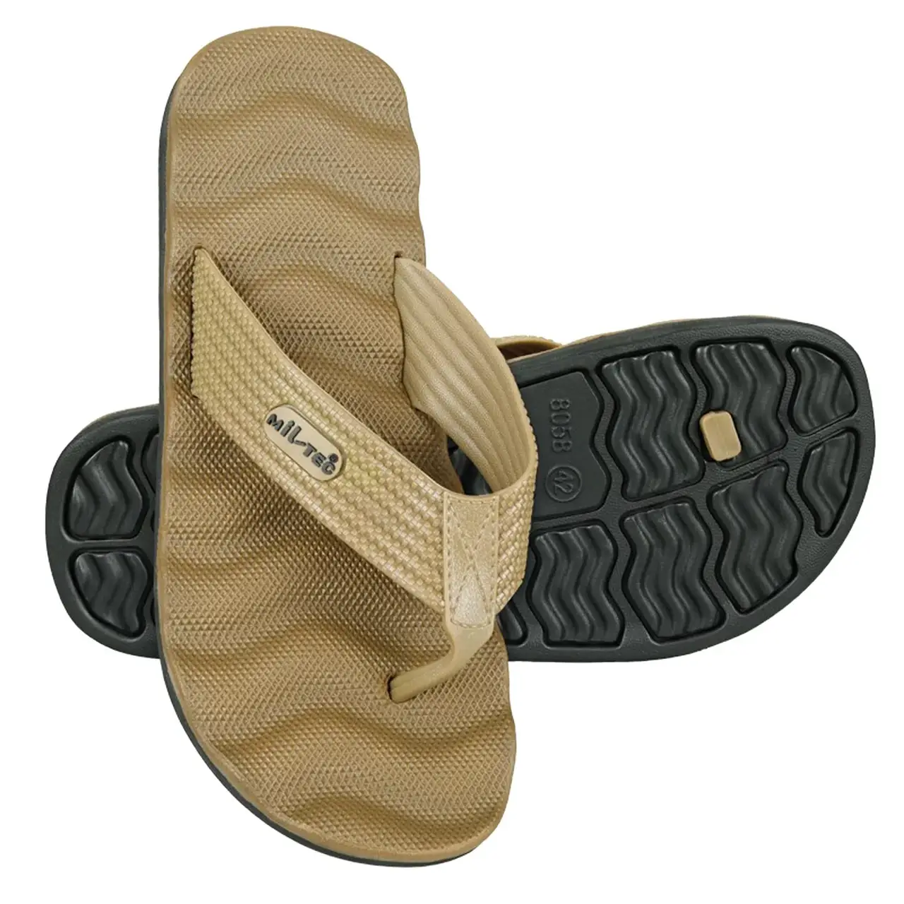 Шлепанці Mil-Tec Combat Sandals Киоїте (12893005)