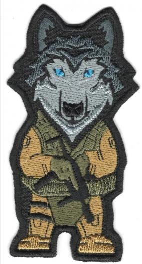 Шеврон PATCH ПАТРІОТ Wolf (Боевой Волк)