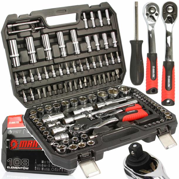 Набір інструментів MAR-POL M58222 108 елементів