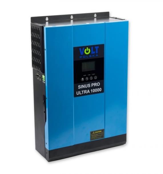 Сонячний інвертор перетворювач Voltpolska SINUS PRO ULTRA 10000 48/230В (5/10 кВт) + 80A MPPT