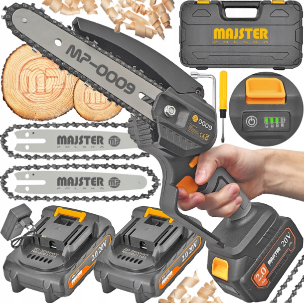 Акумуляторна пила ланцюгова Majster Polska 1000Вт (Польща)